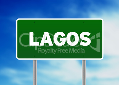 Green Road Sign - Lagos