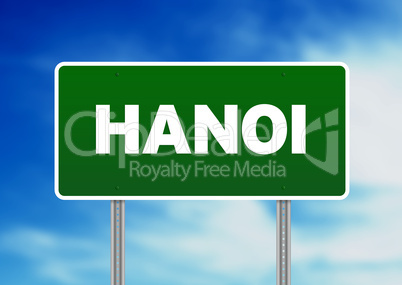 Hanoi Road Sign