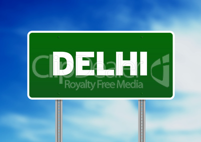 Delhi Road Sign
