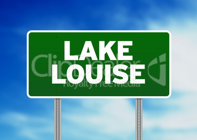 Lake Louise Road Sign