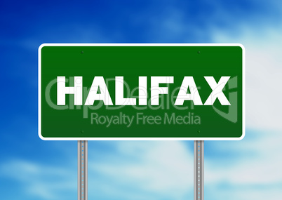 Halifax Road Sign