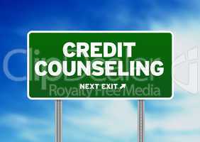 Credit Counseling Road Sign