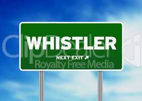 Whistler Road Sign
