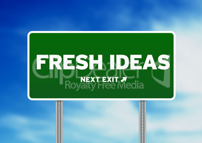 Fresh Ideas Road Sign