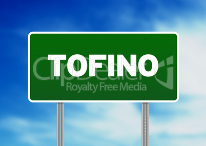 Tofino  Road Sign