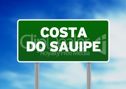 Costa Do Sauipe Road Sign