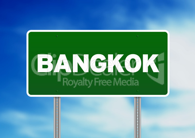 Bangkok Road Sign