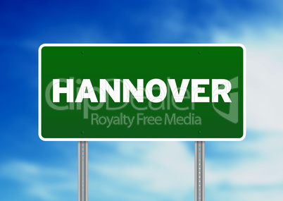 Hannover Road Sign