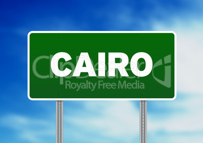 Cairo Road Sign