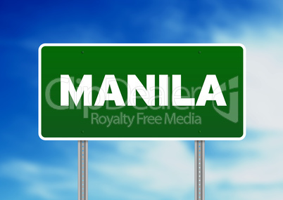 Manila Road Sign