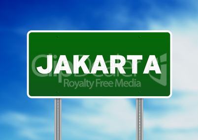 Jakarta Road Sign