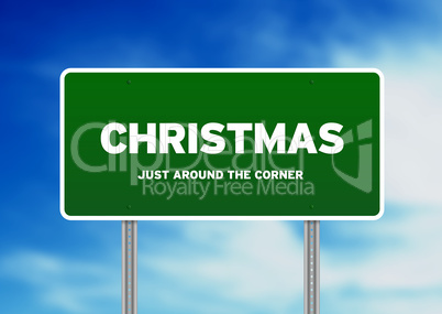 Christmas Highway Sign