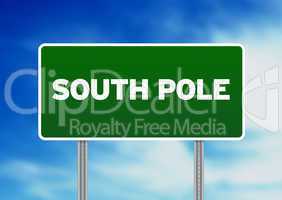 South Pole Highway Sign