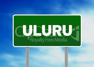 Uluru Highway Sign