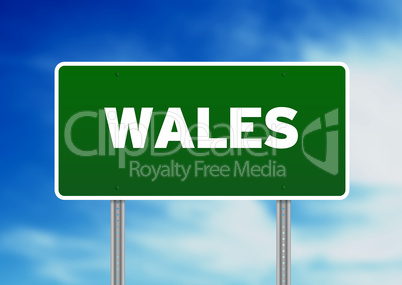 Wales Highway Sign