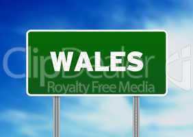 Wales Highway Sign