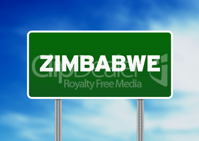 Zimbabwe Highway Sign