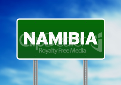 Namibia Highway Sign