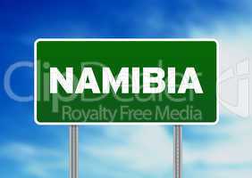 Namibia Highway Sign