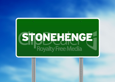 Stonehenge Highway Sign