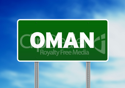 Oman Highway Sign