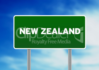 New Zealand Highway Sign