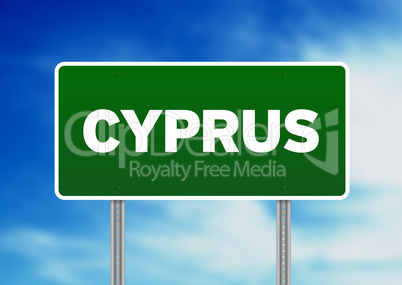 Cyprus Highway Sign