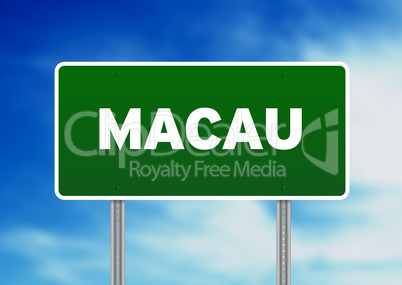 Macau Highway Sign