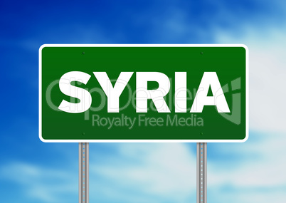 Syria Highway  Sign