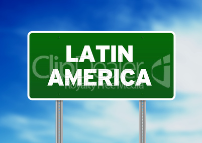Latin America Highway Sign