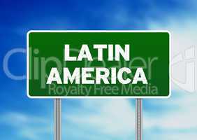 Latin America Highway Sign
