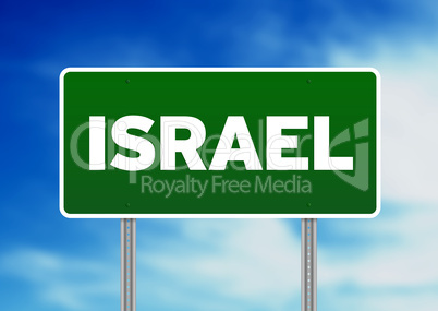Israel Highway Sign