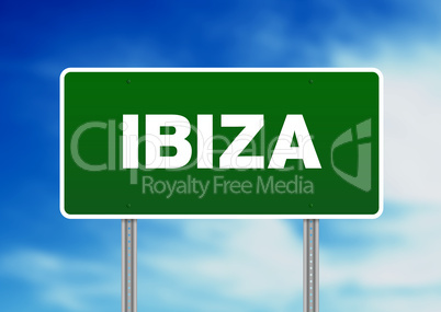 Ibiza Highway Sign