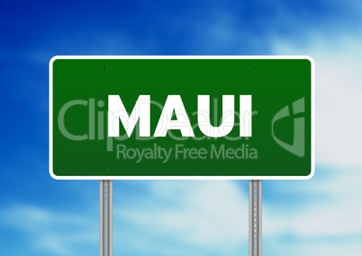 Maui Highway Sign
