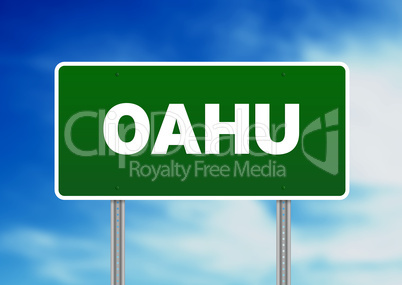 Oahu Highway Sign
