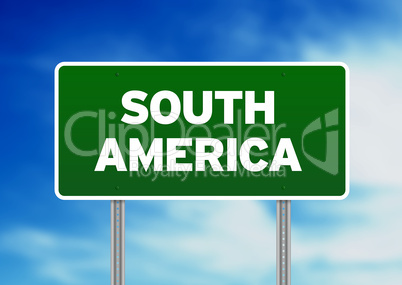 South America Highway  Sign