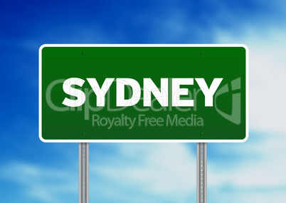 Sydney Highway Sign