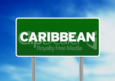 Caribbean Highway Sign