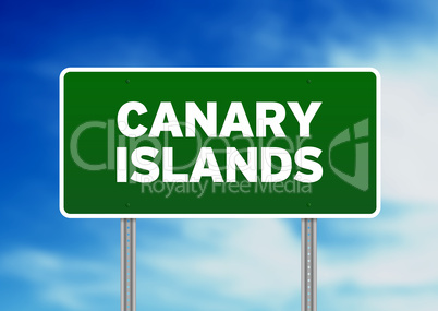 Canary Islands Highway Sign