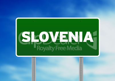 Slovenia Highway Sign