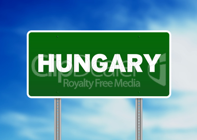 Hungary Highway Sign