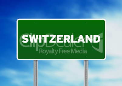 Switzerland Highway Sign