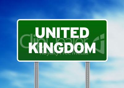 United Kingdom Highway  Sign