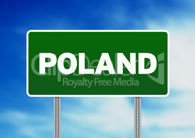 Poland Highway Sign