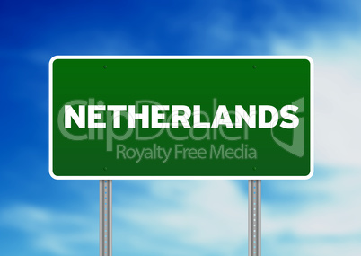 Netherlands Highway  Sign