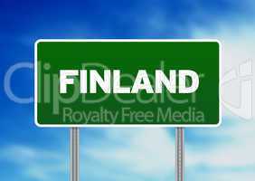 Finland Highway Sign