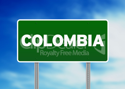Colombia Highway  Sign