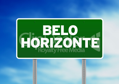 Belo Horizonte Highway Sign
