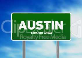 Austin, Texas Highway Sign