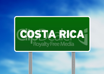 Costa Rica Highway Sign